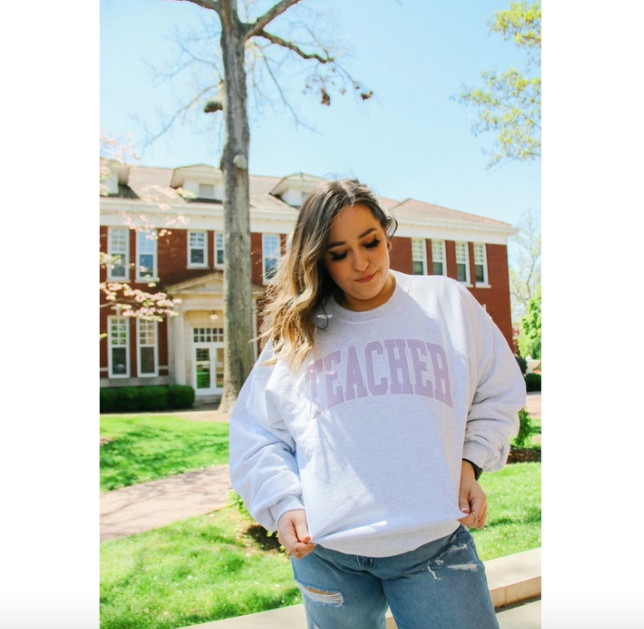 Teacher Crew Neck Sweatshirt