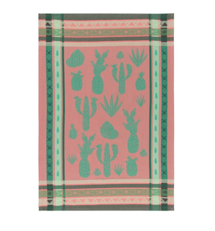Jacquard Cactus Dish Towel