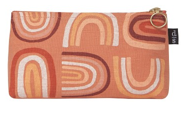 Solstice Linen Pencil Bag - Small