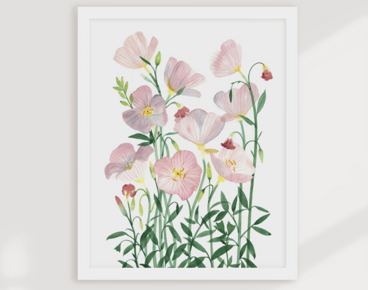 Primroses Art Print- 11"x14"