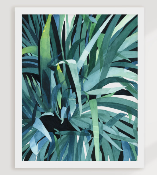 Shade Plant Art Print - 8"x10"