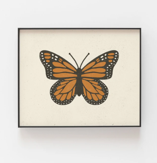 11x14 Monarch Butterfly Art Print