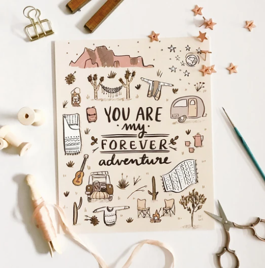 Forever Adventure Art Print