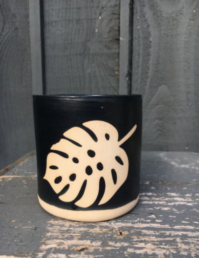 Slip Casted Monstera Tumbler