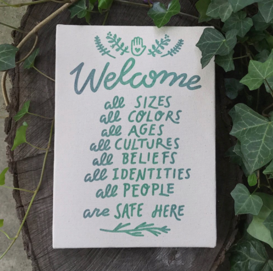 Welcome All Freedom of the Press Canvas