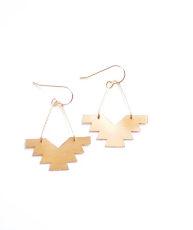 Geometric Phoenix Earrings