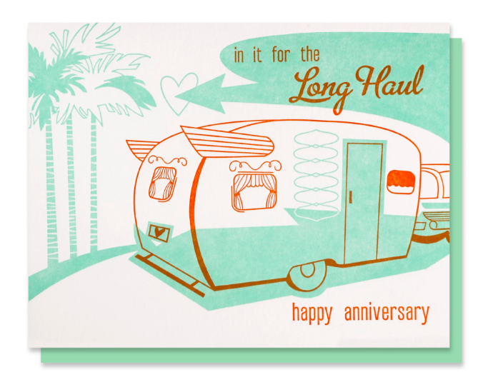 Long Haul Anniversary Card