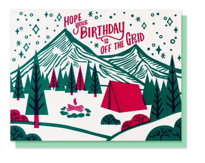 Off The Grid Birthday Card