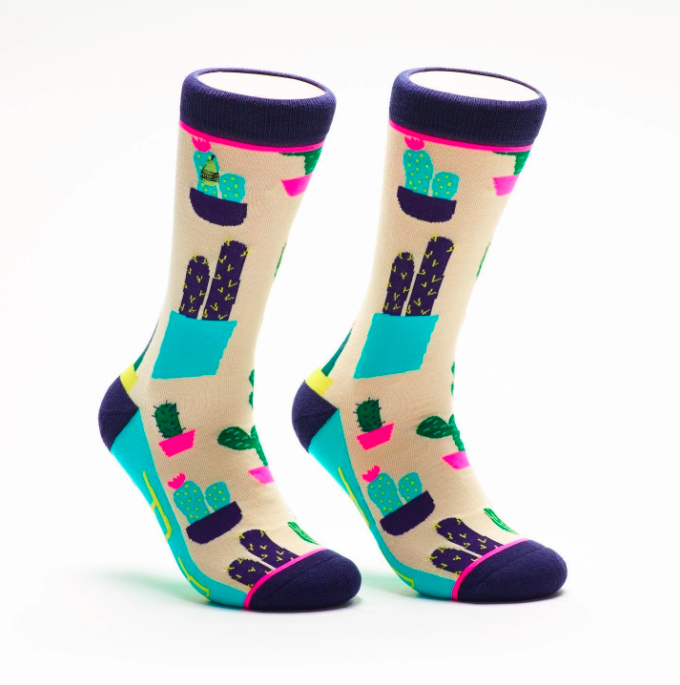 Prickly Pear Crew Socks