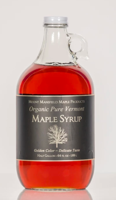 Organic VT Maple Syrup - Half Gallon Glass Jug