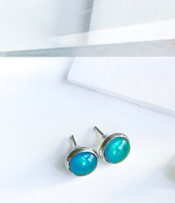 Mood Stone Stud Earrings