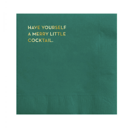 Merry Cocktail Napkins
