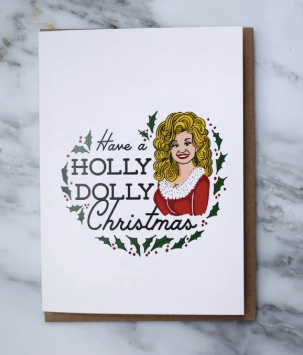 Dolly Parton Holiday Card