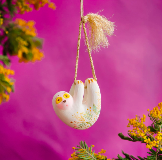 "Slothy" The Sloth Ornament