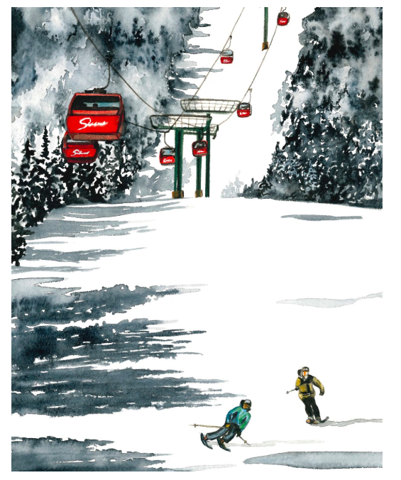 Stowe Gondola 8x10 Art Print