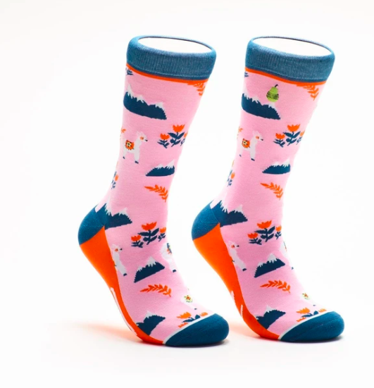 Mama Llama Crew Socks