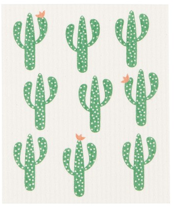 Cacti Swedish Dishcloth