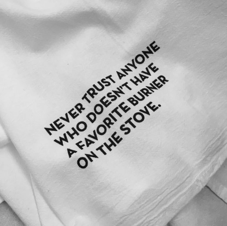 Favorite Burner Tea Towel