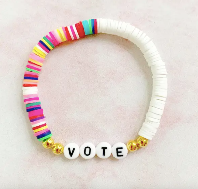 Vote Word Bracelet