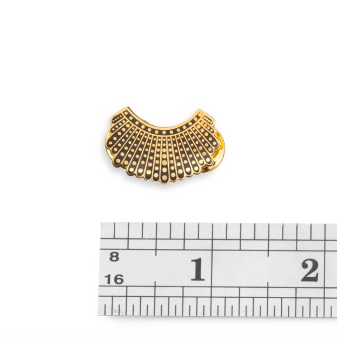 Dissent Collar Enamel Pin