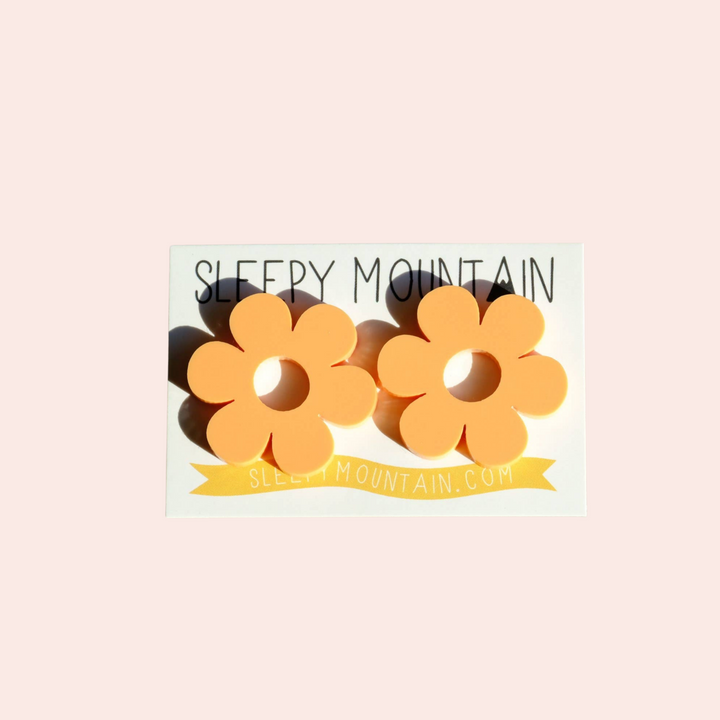 Daisy Earrings - Acrylic Statement Studs