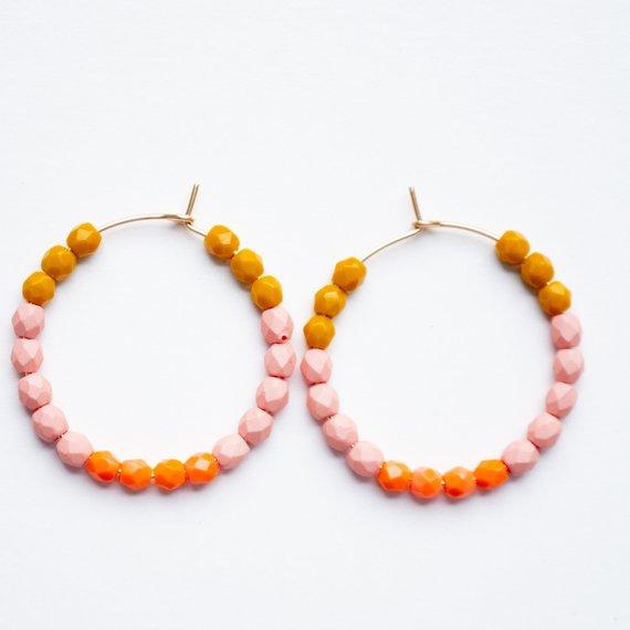 Small Colorful Hoops