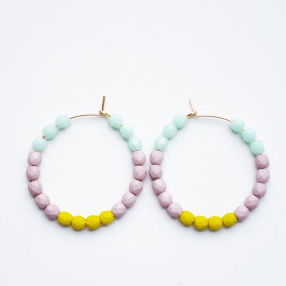 Small Colorful Hoops