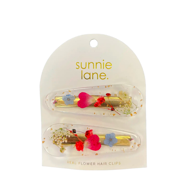 Flower Hair Clip - Real Pressed Flowers