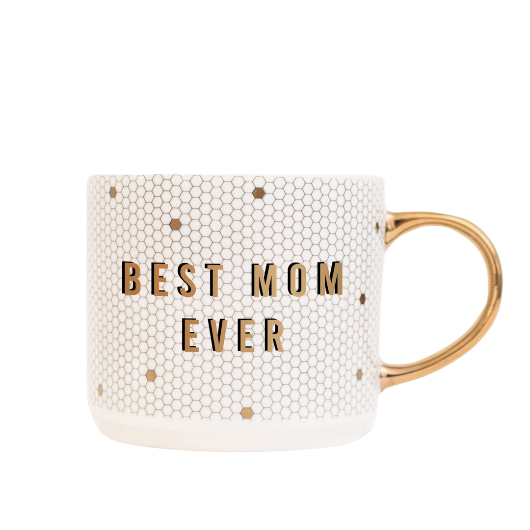 Best Mom Ever Tile Coffee Mug