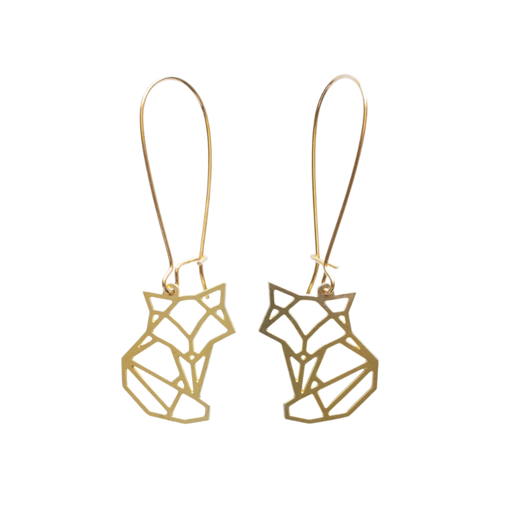 Fox Geometric Earrings