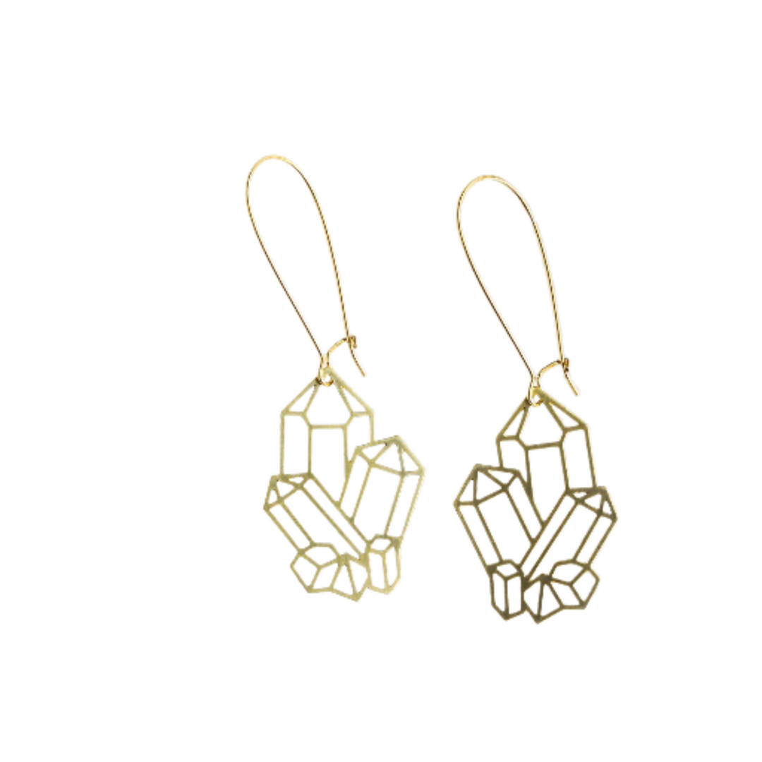 Crystal Cluster Earrings