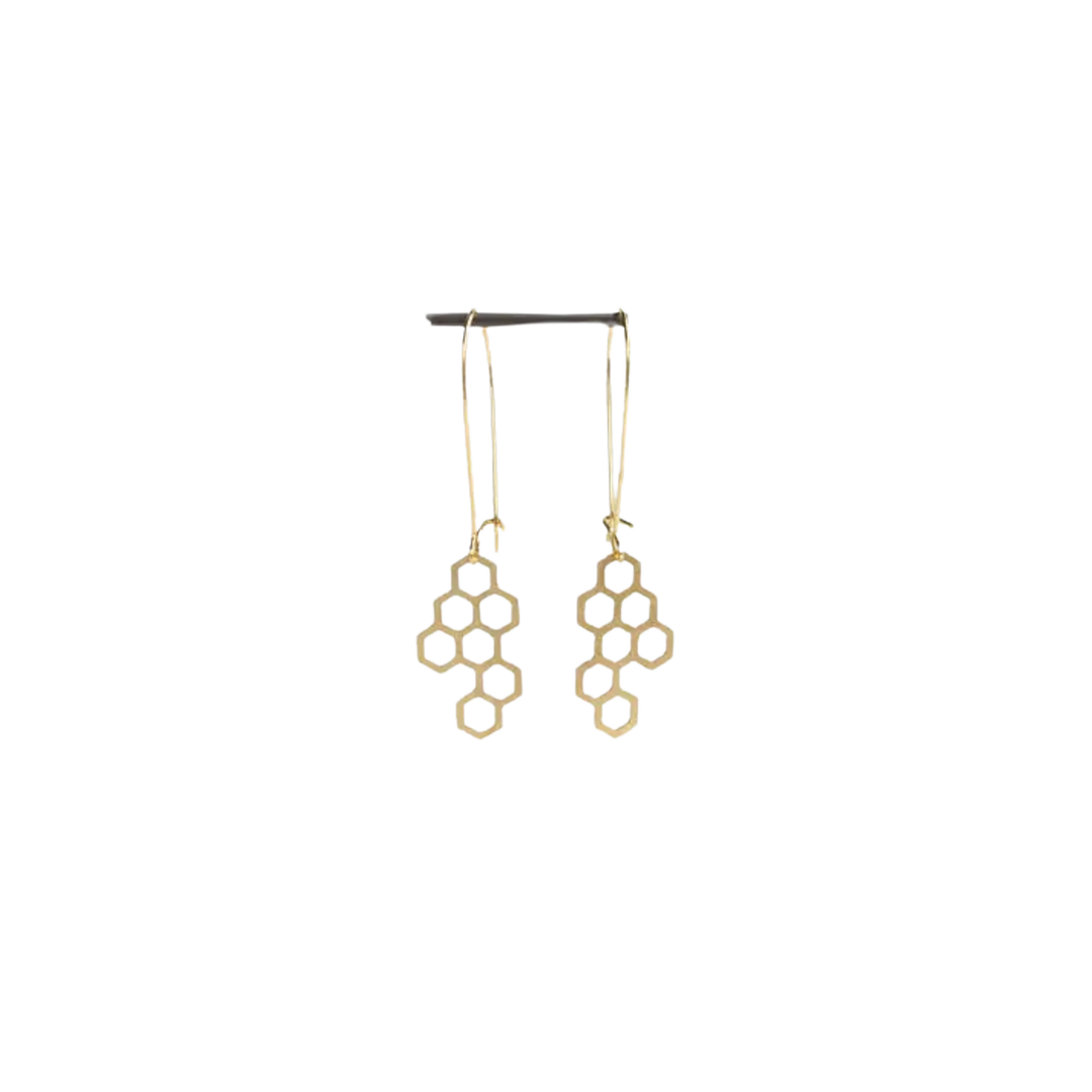 Honeycomb Earrings Small
