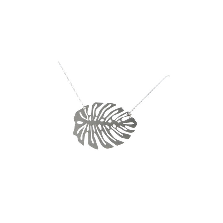 Monstera Leaf Necklace
