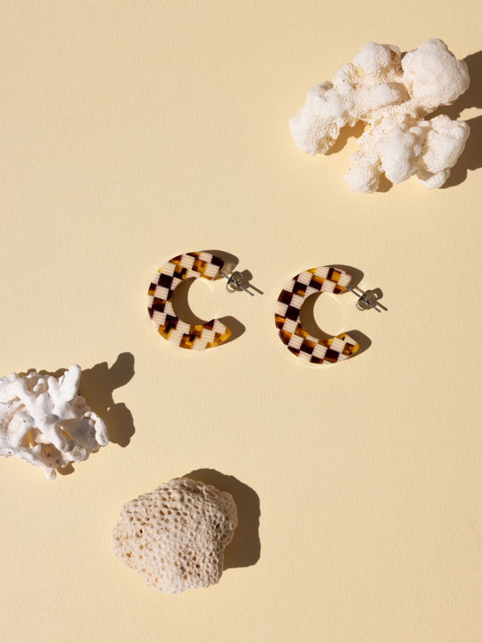 Ray Hoop Earrings