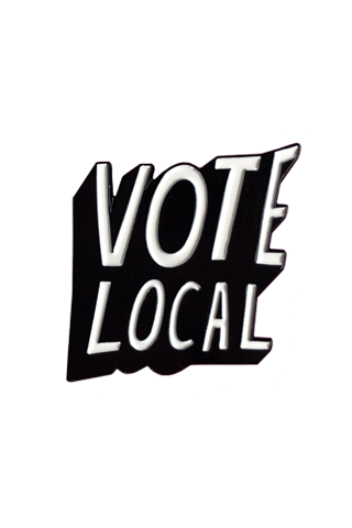Vote Local Pin
