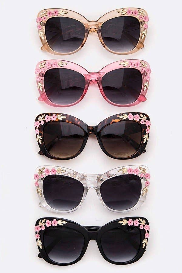 Iconic Flower Square Sunglasses