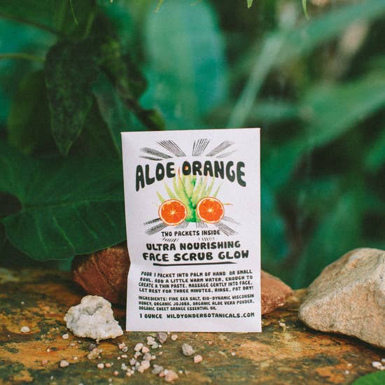 Aloe Orange Face Glow Scrub