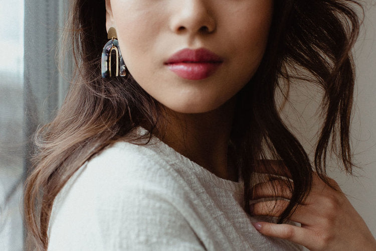 Stacked Arch Earrings