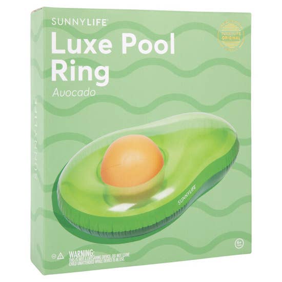 Luxe Pool Ring Avocado