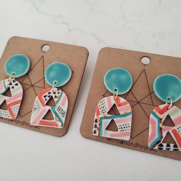 Retro Cut-out Earrings