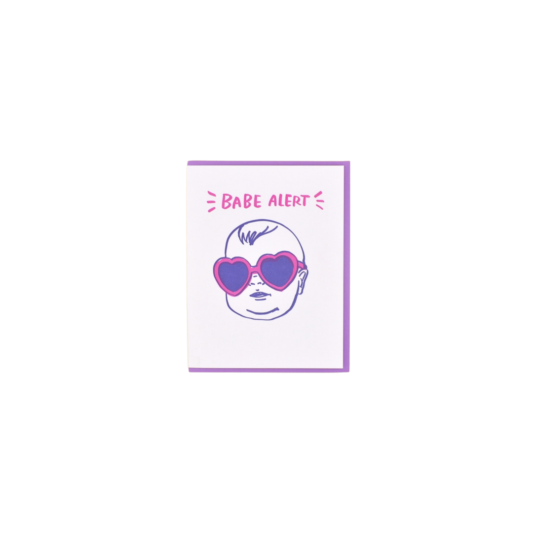 Babe Alert Card