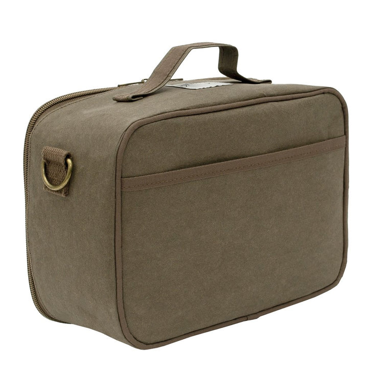 Olive Paper Chevron Bento Box