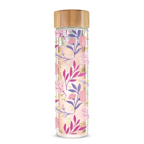 Blair Botanical Bliss Glass Infuser Travel Mug