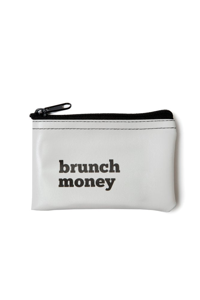 Brunch Money Vinyl Zip Pouch