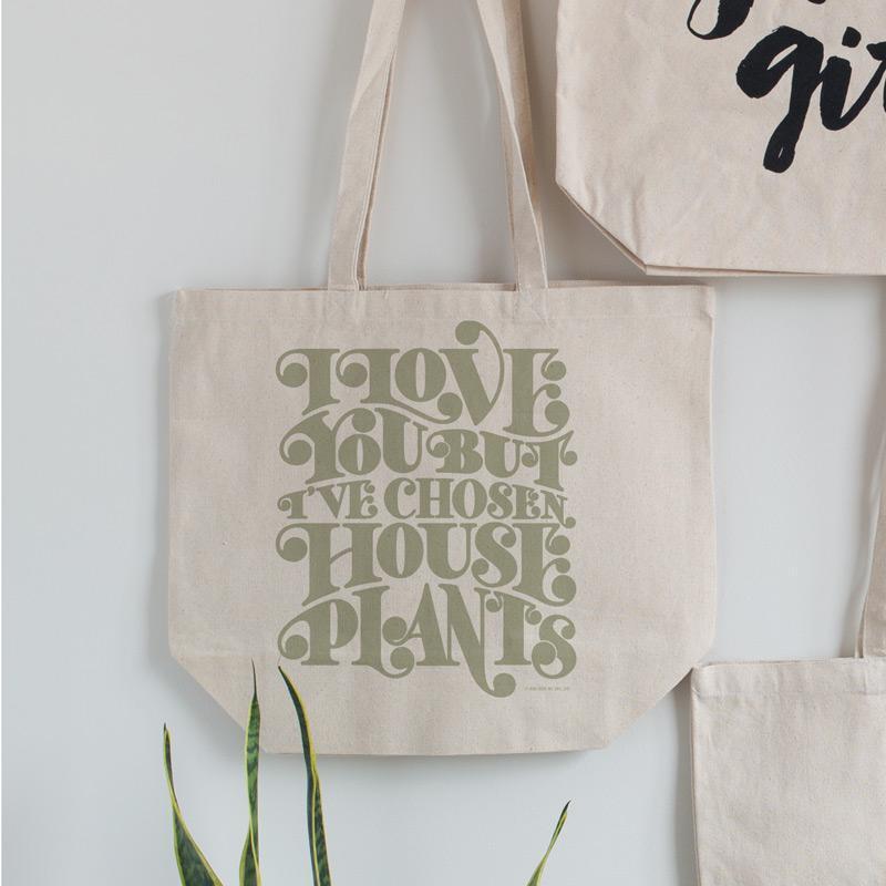 But Houseplants Tote Bag