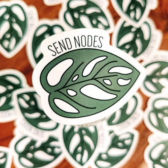 Send Nodes Vinyl Sticker