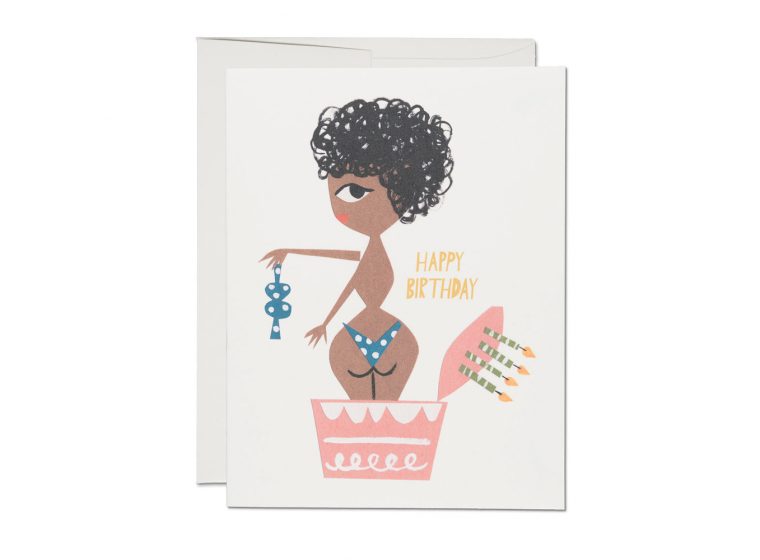 Cake Lady Birthday Card