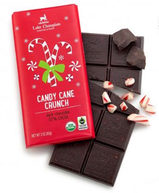 Candy Cane Crunch Dark Chocolate Bar