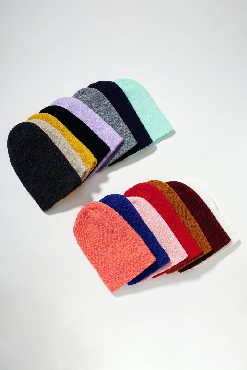 Low Gauge Ribbed Beanie