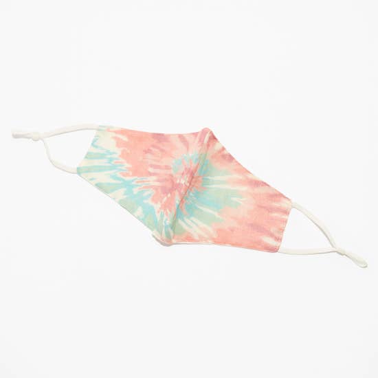 Tie Die Face Mask w/ Adjustable Ear Loops